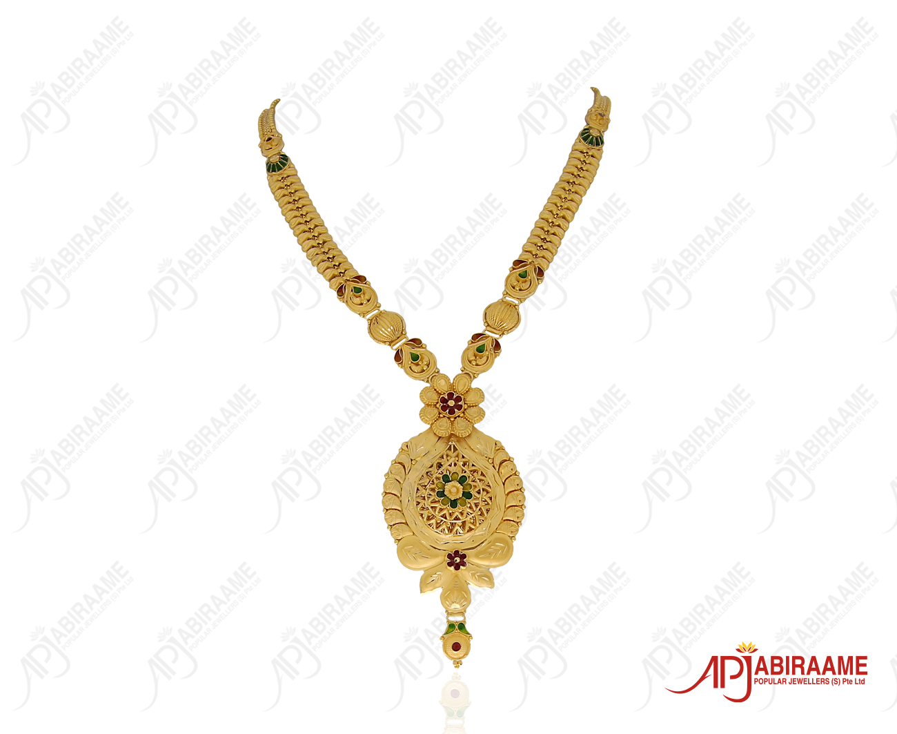 gold haram necklace