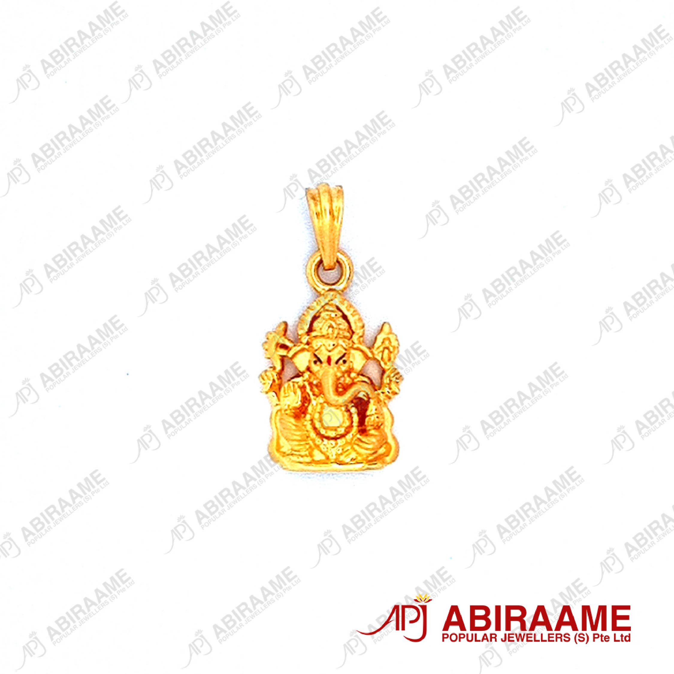 Vinayagar pendant sale gold